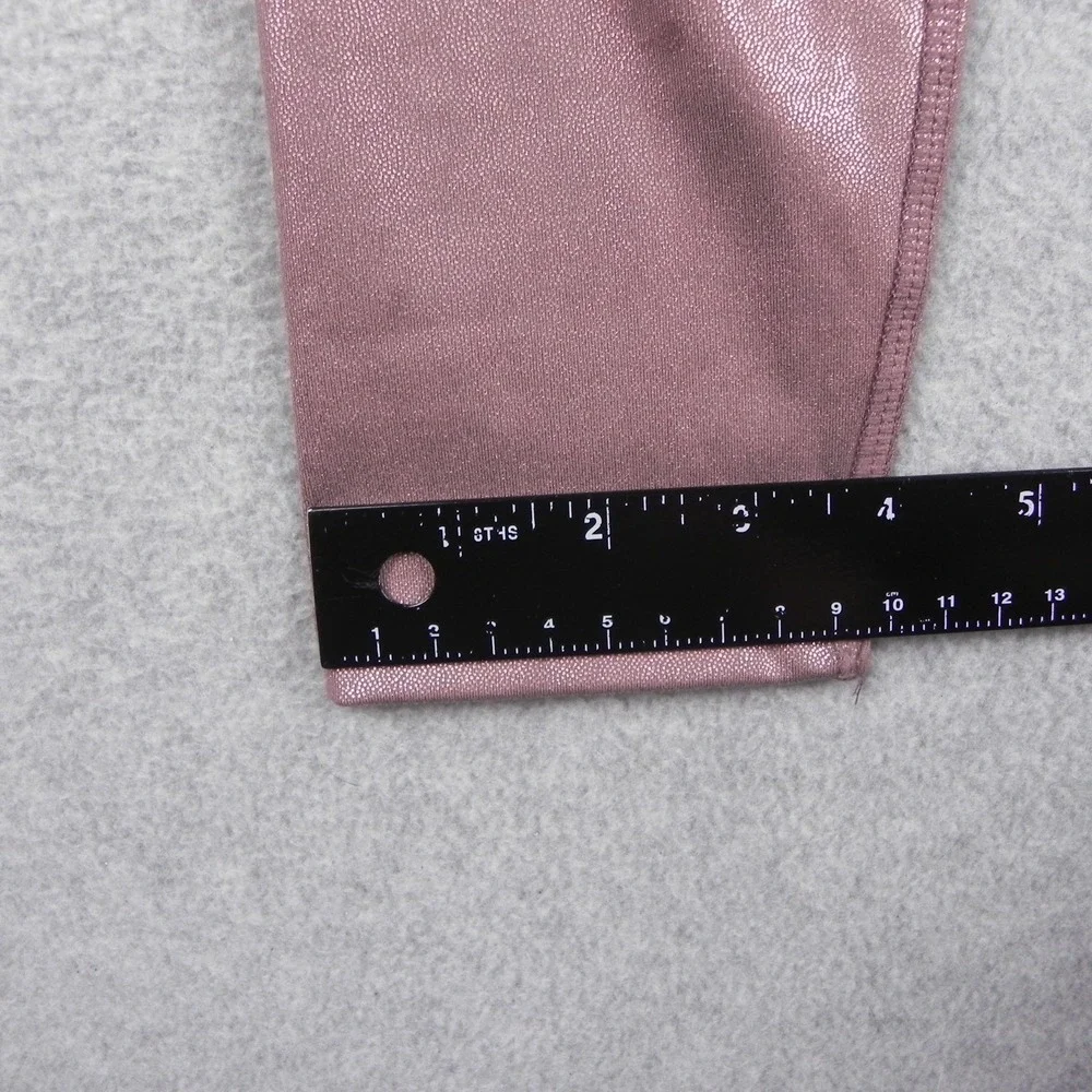 Gap Fit Leggings Girls Large Pull-On Yoga Pants Stretch Flex Pink Shimmer